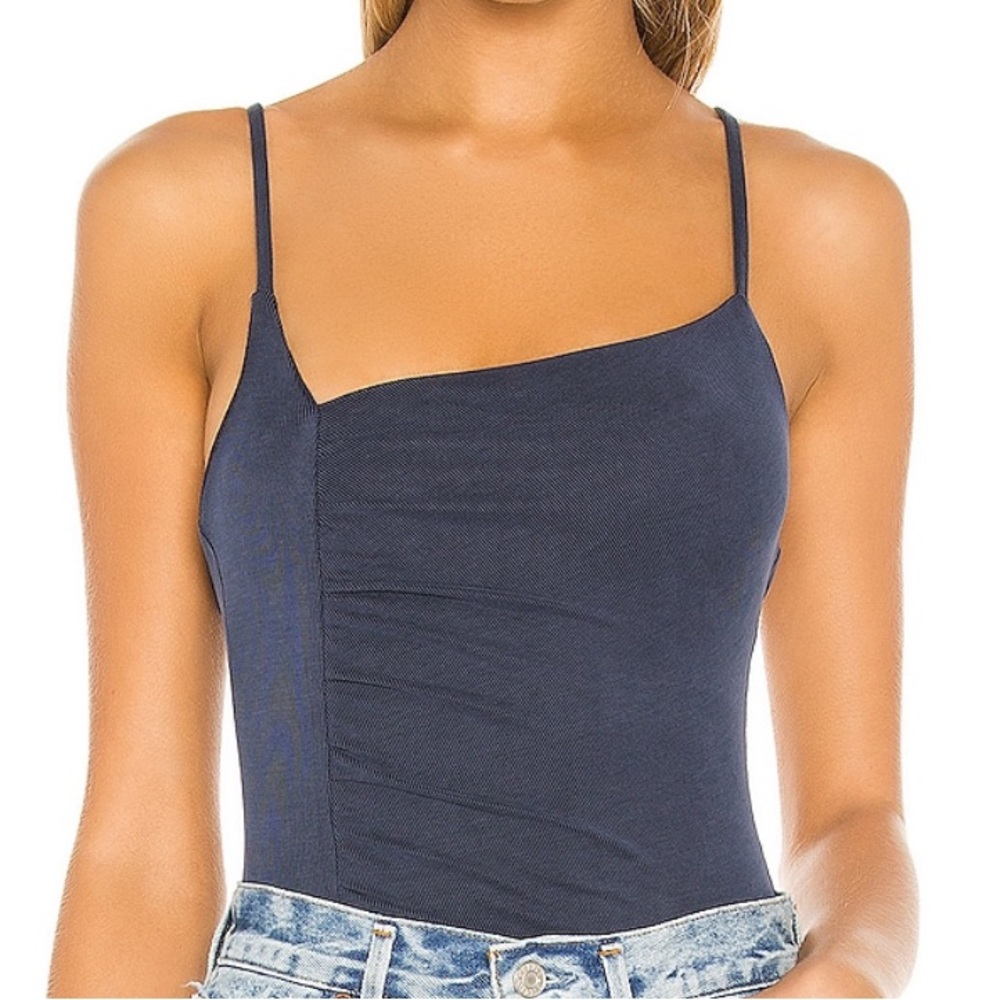 House of Harlow 1960 Navy Bodysuit